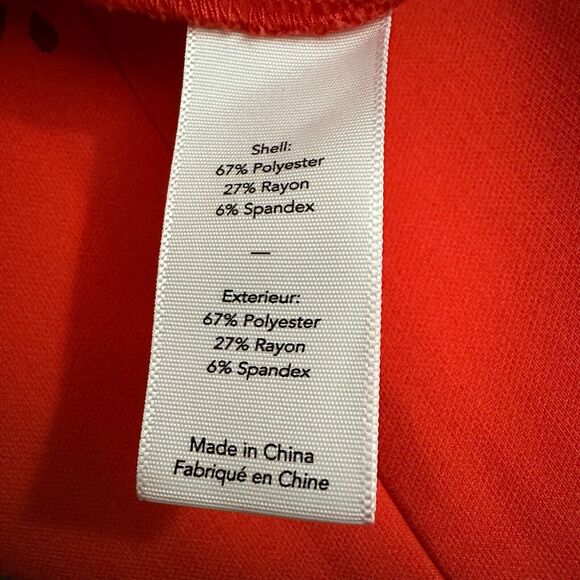 LIKELY Eyelet Manhattan Mini Dress Red Short Sleeve Party NWT *FLAWS* - Picture 13 of 15